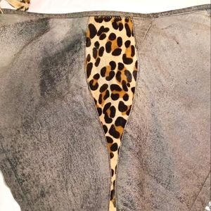 MARK LAURAN LEATHER HANDBAG